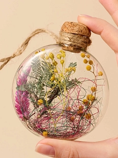 Ёлочный шар-панно Зачарованные шары «Заботливый» , 8 см