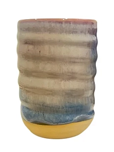 Стакан спираль ‭«Закат с синим», керамика, 500 мл