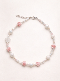 Чокер Pet Polly Pocket «Цветочки», розовый