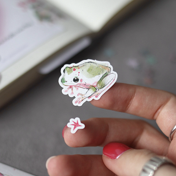 Мини-стикерпак «Жаби», фото 6.