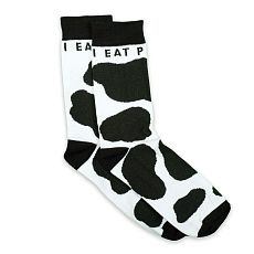 Носки Barking Store «I eat plants », р-р 40-45, чёрно-белые