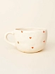 Кружка ручной работы Керамур «Сердечки», белая, керамика, 350 мл, превью фото 1