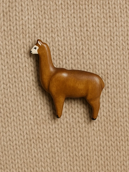 Брошь «Альпака», фото 4.