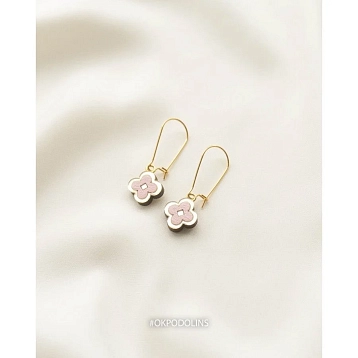 Серьги ОКподолинс «Клевер» из коллекции Clover Classic, дерево, фото 2.
