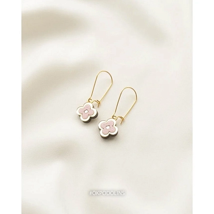 Серьги ОКподолинс «Клевер» из коллекции Clover Classic, дерево, фото 2.
