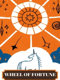 Открытка Таро Колесо Фортуны (Wheel of Fortune)