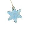 Ёлочная игрушка Верба керамика «Голубая звезда», керамика, превью фото 1