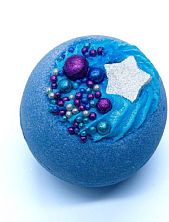 Бомбочка для ванны Boom Shop «Праздничная ночь», синяя