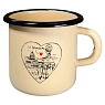 Кружка эмалированная Подписные изделия «Дом Зингера», кремовая, 400 мл, превью фото 1