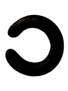 Кафф матовый Лампджой, стекло, чёрный