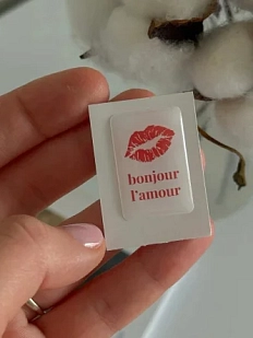 3D стикер "Bonjour l'amour"