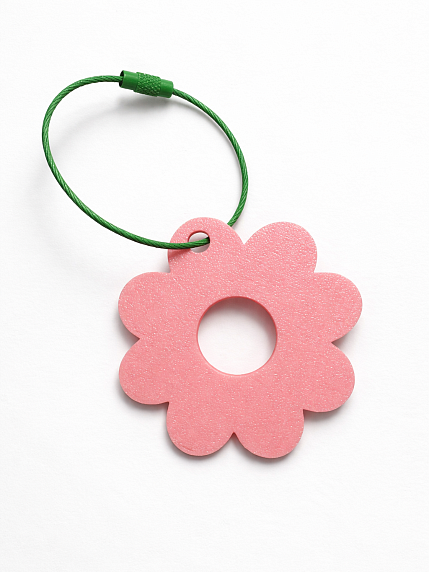 Брелок, обвес на сумку DARI DARI «Цветок №2», розовый, фото 1.