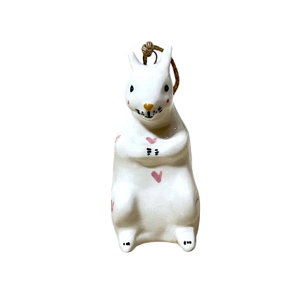 Ёлочная игрушка Мария Гордеева из керамики «Белка», 9 см, фото 2.