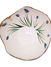 Пиала с золотистым краем Верба керамика ручной работы «Гиацинт», керамика, 9 см