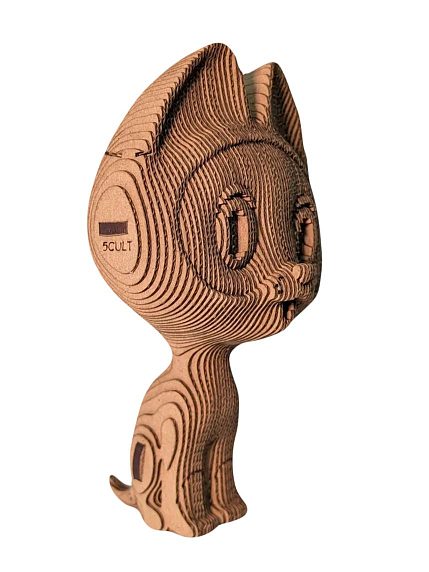 Картонный конструктор 3D «Котенок и щенок», фото 3.