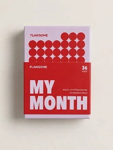 Карточная настольная игра Безупречные (Flawsome) «My Month», вопросы для саморефлексии, 30 карт
