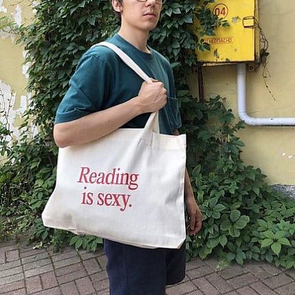 Шоппер «Reading is sexy», фото 2.