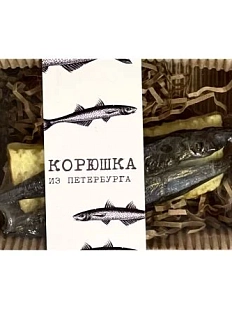 Мыло ручной работы «Бутерброд с корюшкой»