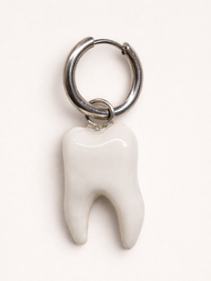 Моносерьга Pet Polly Pocket «Зубик», полимерная глина