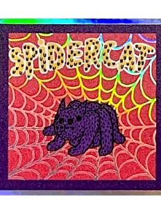 Стикер Валя Карнавалова «Spidercat», голографический