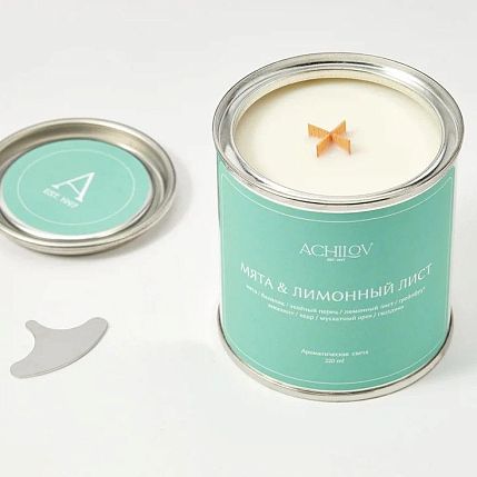 Свеча ароматическая «Мята & Лимонный лист», фото 2.