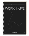 Ежедневник Mitrozhe «Work & life balance», А5, черный, превью фото 1