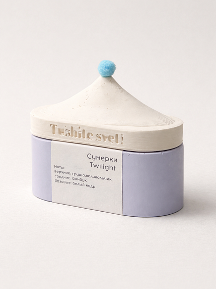 Крышка для интeрьерной свечи Tushite svet «Купол цирка», гипс, фото 6.