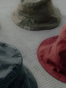 Летняя панама Гнёздышко с отворотом, оливковая