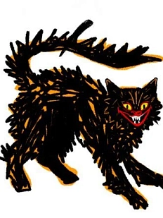 3D Стикер на телефон Pablo Radini «Злобный кот с ухмылкой», объёмный