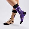 Носки «Так появился Раскольников», р-р 42-46, фиолетово-коричневые, превью фото 4