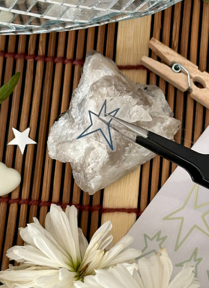 Стикерпак Опрокинутый лес «Звездочки», голографический, 15 х 15 см, фото 2.