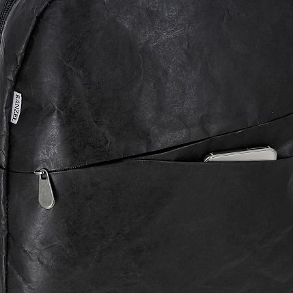 Рюкзак Ranzel Bags «Gregory Black», тайвек, чёрный, фото 2.