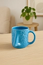 Кружка ручной работы Тата вытворяет/NF ceramics «Нос», голубая, 400 мл, превью фото 4