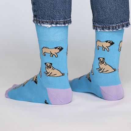 Носки «Свой собственный дед», р-р 42-46, голубые, фото 2.