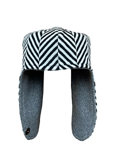 Шапка-авиатор Гнёздышко «Монохром»