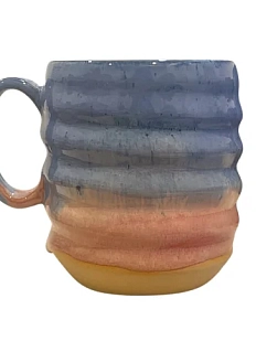 Кружка спираль «Закат Байкала», керамика, 400 мл