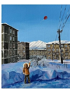 Открытка «В небо», положительно сцвет, 10,5 х 13 см