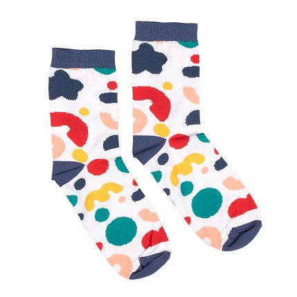 Носки Barking Store «Hey, kids!», р-р 35-40, белые, фото 1.