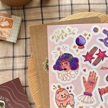 Стикерпак «Цирк», А5, фото 2.