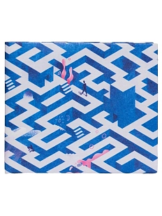 Кошелёк New Wallet «New Labyrinth», синий