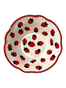 Пиала ручной работы Slowday Ceramics «Клубника», полуфарфор, 17 см, превью фото 1