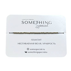 Браслет Long «Гематит», золотой
