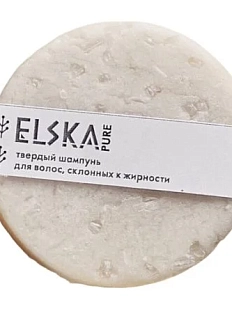 Твердый шампунь ELSKA Cosmetics «Pure», для волос, склонных к жирности