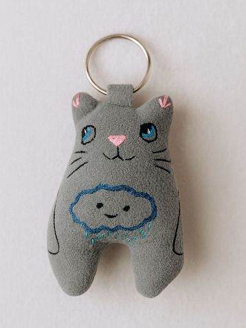 Брелок «Кот с тучкой», фото 1.