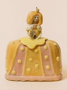 Ваза-трансформер «Дама в платье», керамика