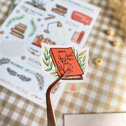 Стикерпак «Книжный», А6, фото 2.