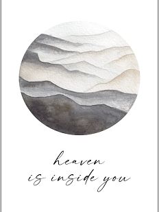 Открытка «Heaven is inside you»