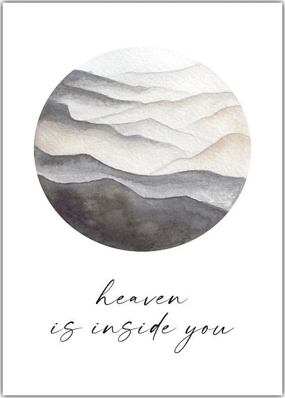 Открытка «Heaven is inside you», фото 1.