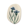 Брошь ручной работы Верба керамика «Василёк», керамика, превью фото 1